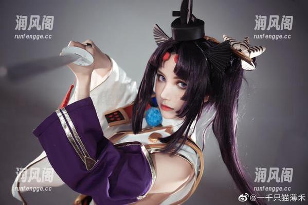 最新一千只猫薄禾作品图包，琳德，真是个会挑逗镜头的家伙。